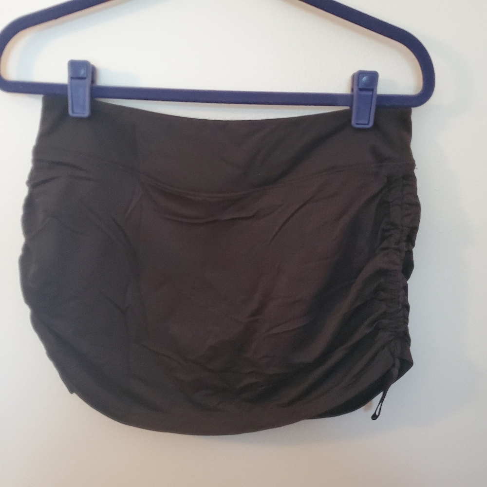 Victoria's Secret Black Pointelle Sport Skirt